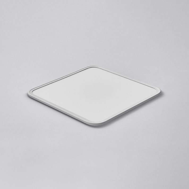 Moderne geometrische vorm plafondlamp acryl 1-lichts plafondlamp in wit