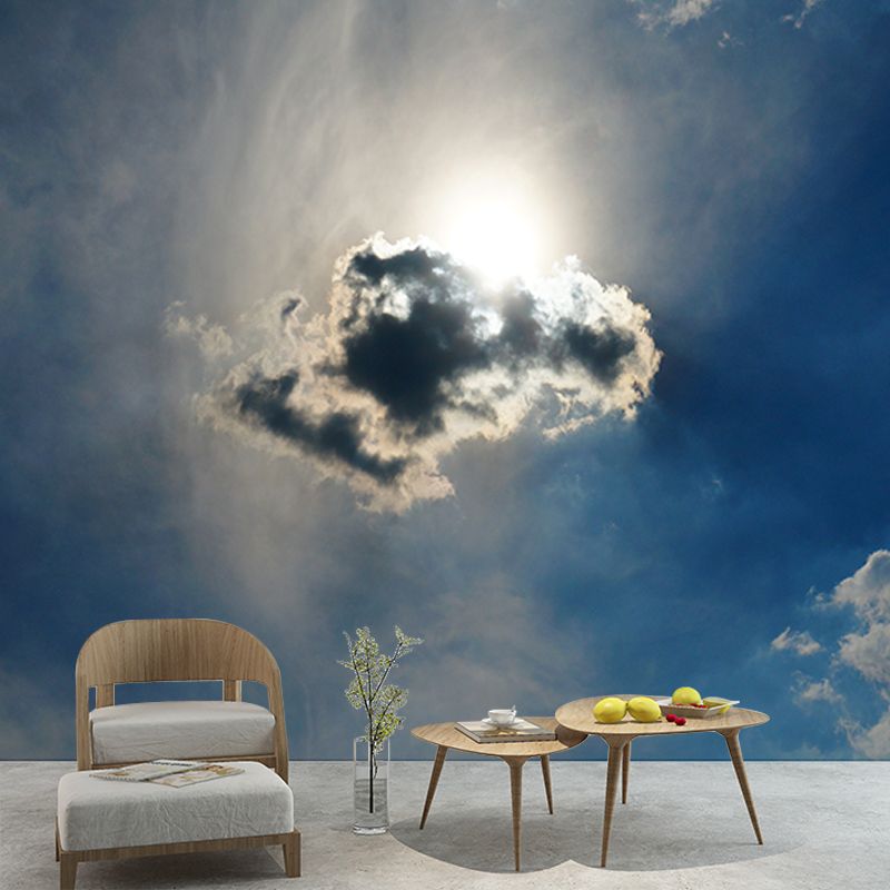 Cloud and Sky Mural Decal Modern Stain Proof Bedroom Wall Decor, Made to Measure