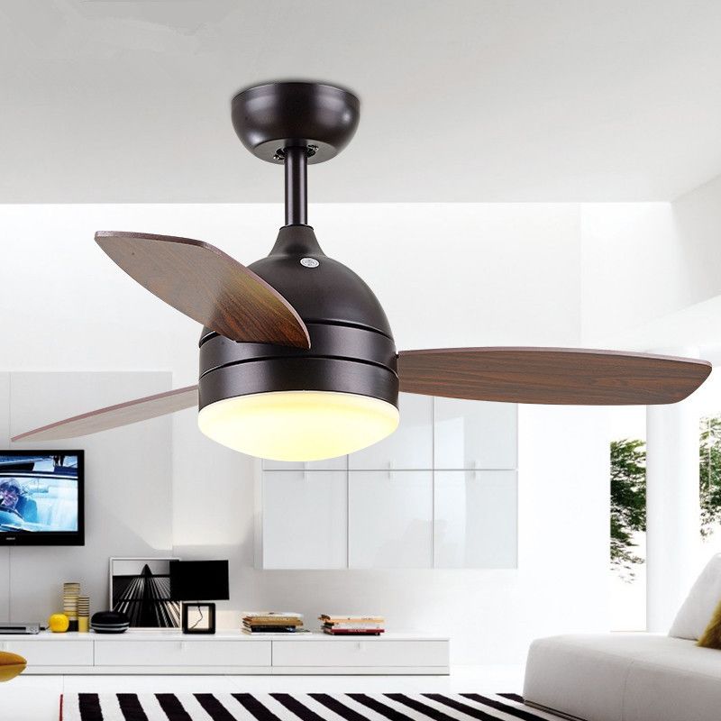 Kids Style 1 - Light Fan Light 3 Wood Blades Ceiling Fan Fixture