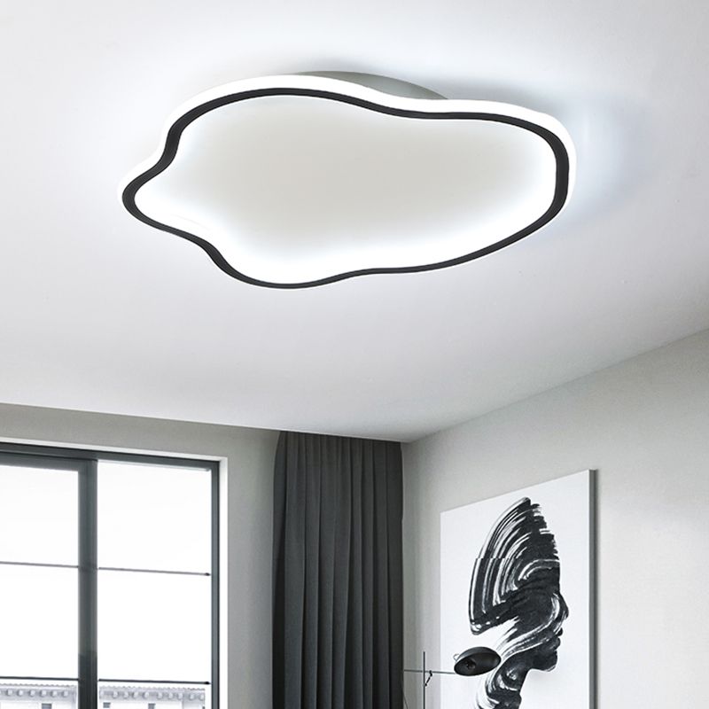 Lámpara de techo moderna geométrica ultrafina de luces de techo de montaje en superficie LED para dormitorio