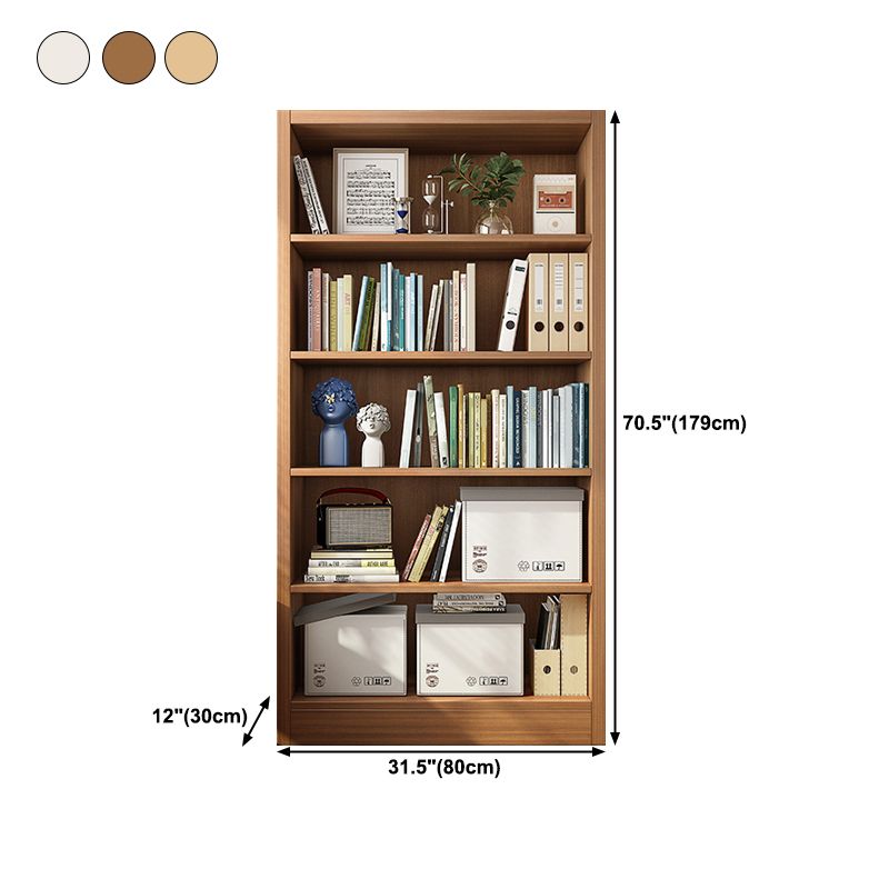 Scandinavian Shelf Bookcase Engineered Wood Bookcase for Office
