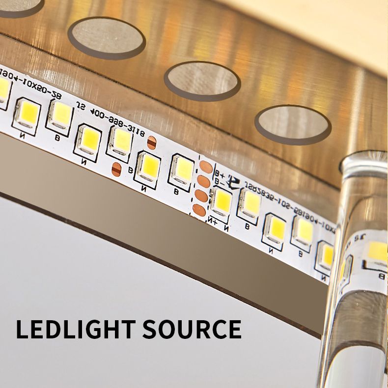 Mid-Century Modern Clear Crystal Down Lighting Pendant Round LED Suspension Lamp for Dining Table