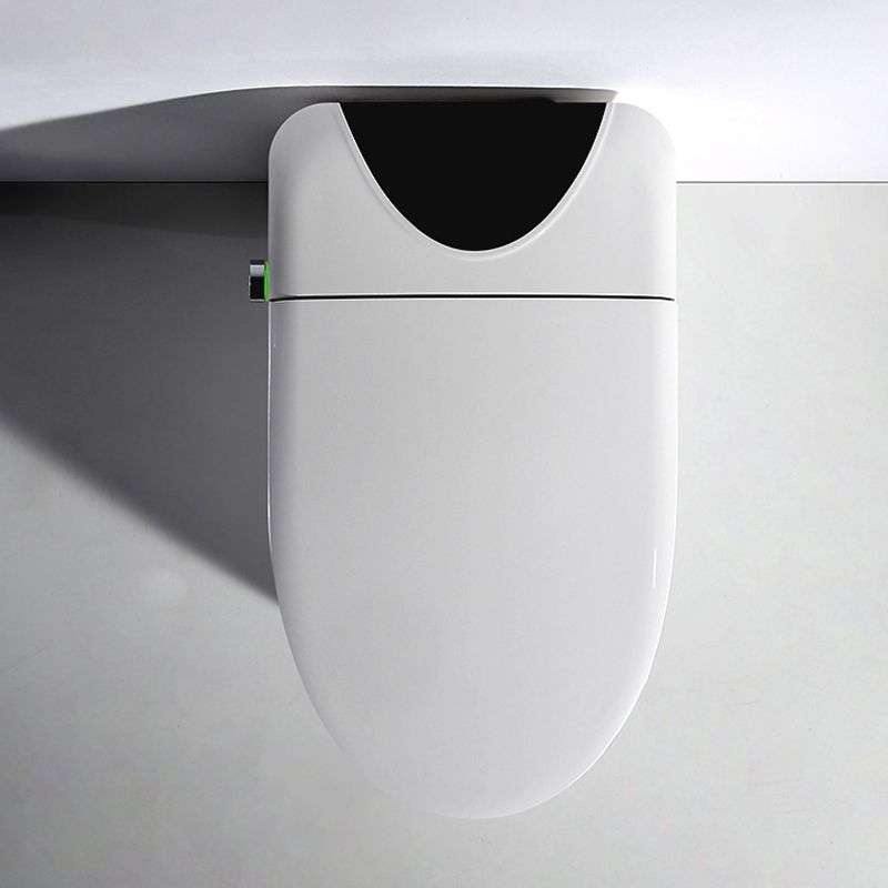 Modern Concealed Tank Toilet Skirted ABS Floor Mounted Flush Toilet with Seat