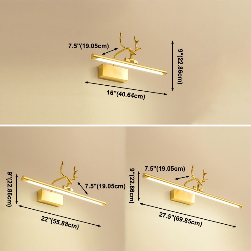 Bathroom Postmodern Simplicity Wall Vanity Light for Powder Room Washroon