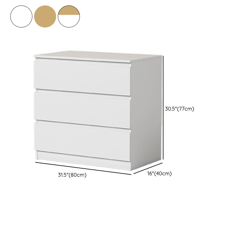 Contemporary Storage Chest Manufactured Wood Dresser , 15.6 Inch W