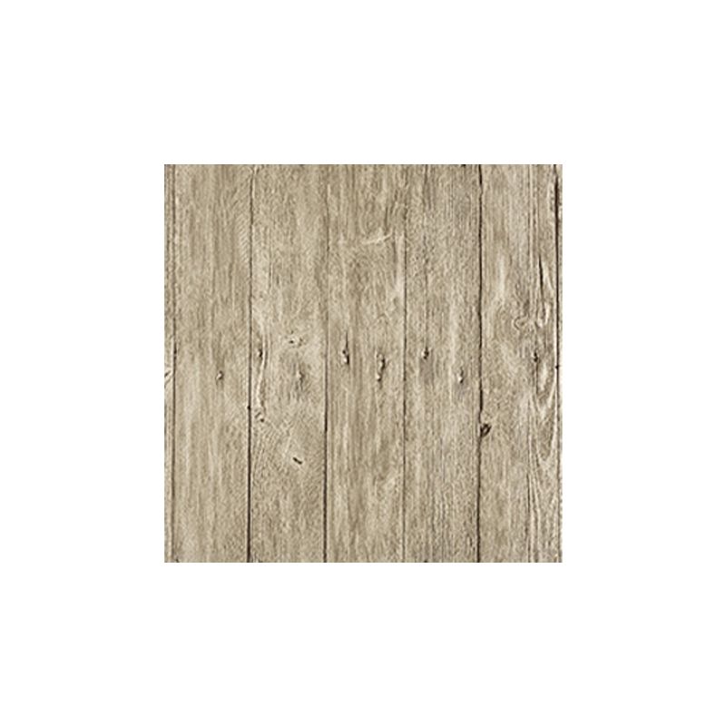 PVC Stain-Proof Wallpaper Roll Country Style Wood Pattern Wall Covering for Bedroom