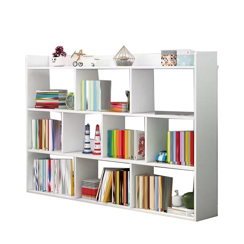 Scandinavian Engineered Wood Bookshelf Standard Open Back Bookcase