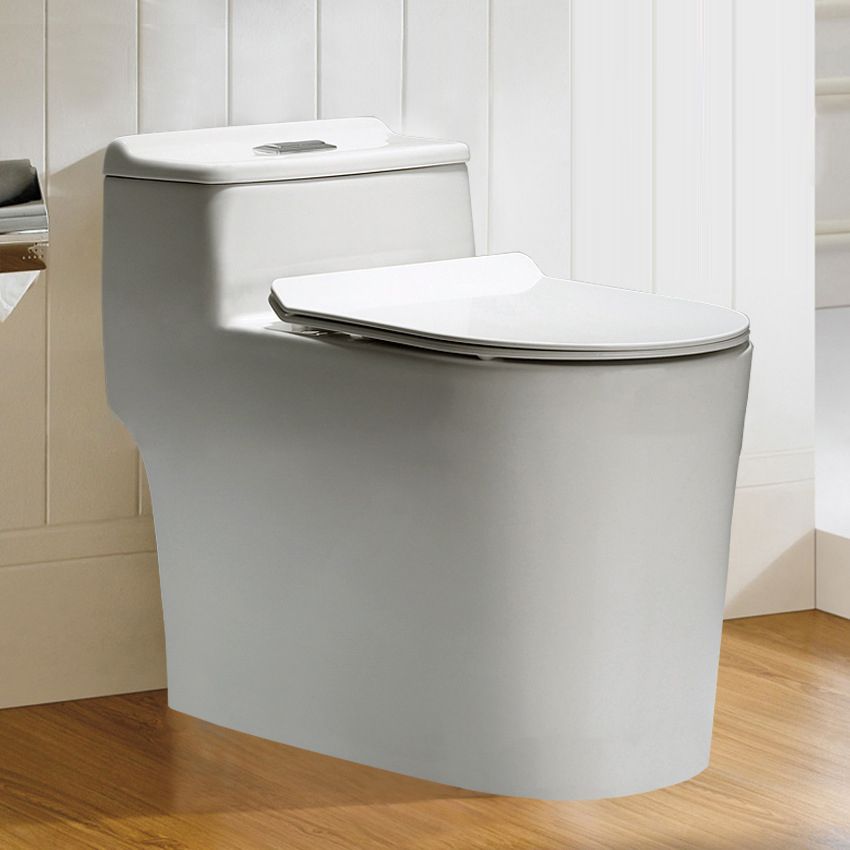Modern One Piece Toilet Bowl Floor Mount Flush Toilet with Seat