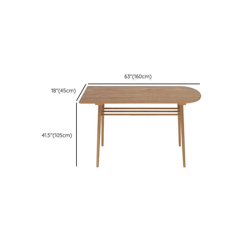 Contemporary Solid Wood Specialty Bar Height Pub Table for Living Room