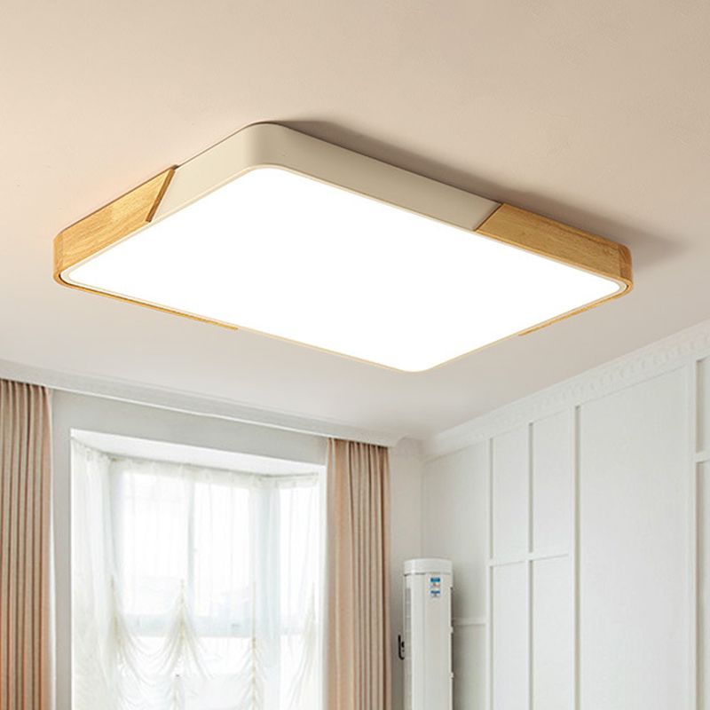 1 Light Geometric Flush Mount Contemporary Metal Ceiling Light Fixture