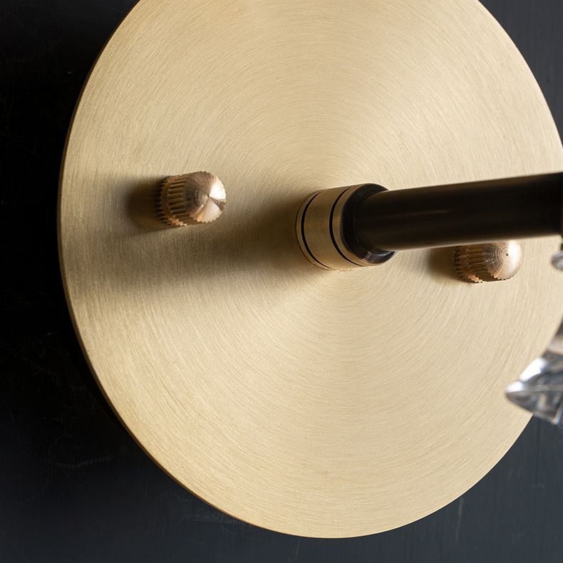 Modern Indoor Decoration Wall Light Up Light Glass Shade Wall Sconce for Bedside