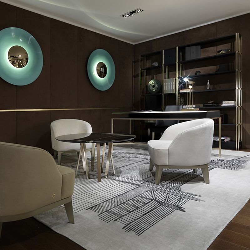 Moderne Metallwand hell hell bunte runde 12 "Breite Wandleuchten für Wohnzimmer