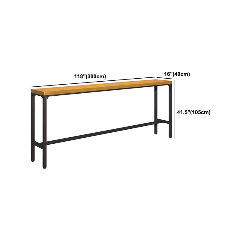 Industrial 1/2/6/11 Pieces Solid Wood Bar Table Set Rectangular Counter Set for Home Use