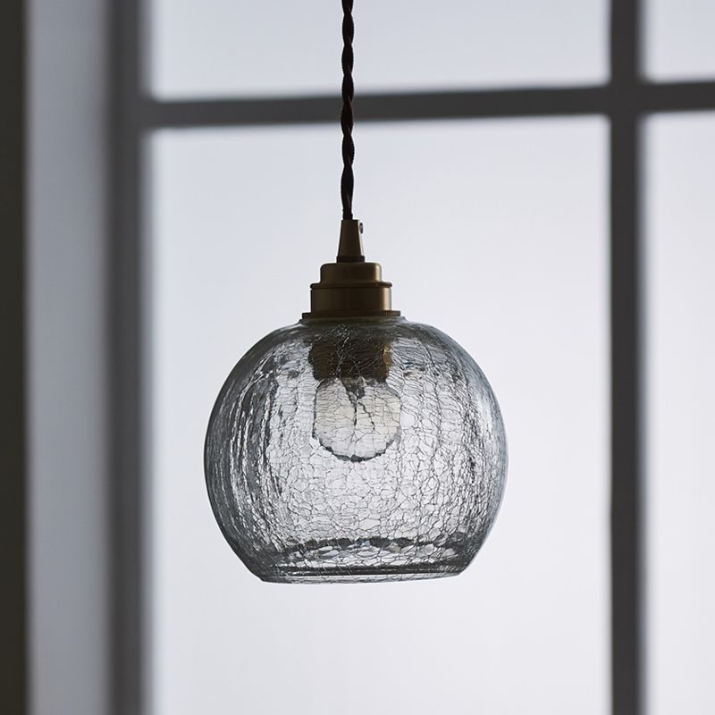 Sfera industriale Luce a soffitto Luce a sospensione a sospensione di vetro singolo per soggiorno