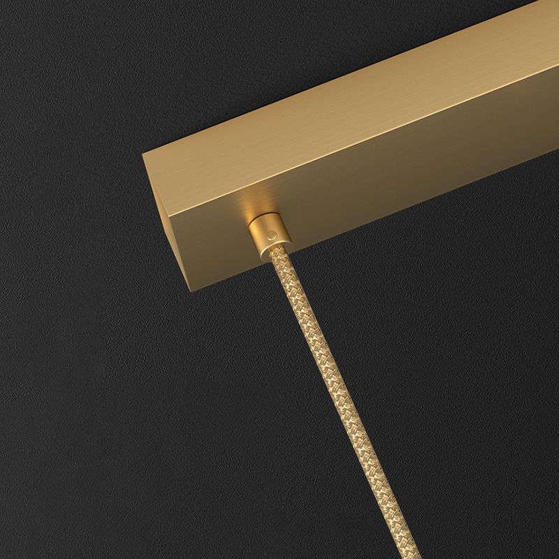 Contemporary Sphere Island Light Fixtures Crystal Pendant Lights in Gold