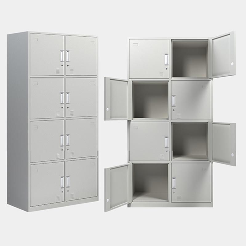 Metal Contemporary Wardrobe Armoire Hinged Wardrobe Cabinet for Home