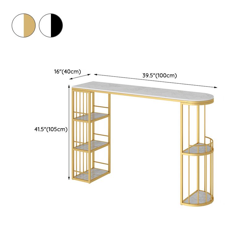 Modern Style Bar Table Set 1/3 Pieces Stone Bar table with Upholstered Stools