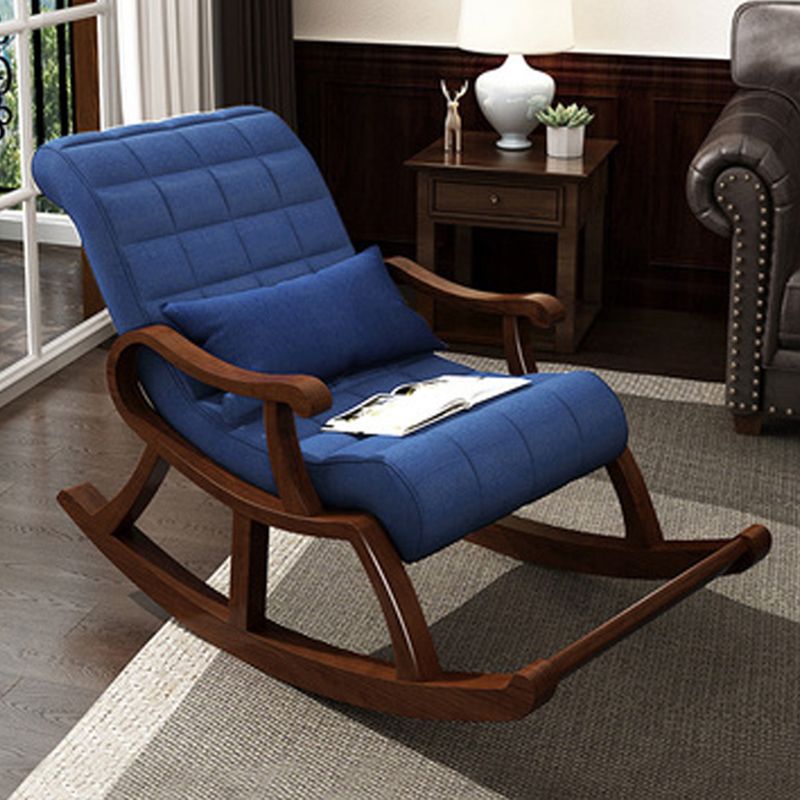 Mid-Century Recliner Chair Tufted Cushions Recliner Chair With A Lumbar Pillow