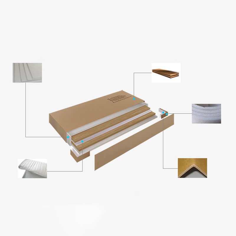 Contemporary File Cabinets Solid Wood Frame Mobile Filing Cabinet with Key Lock