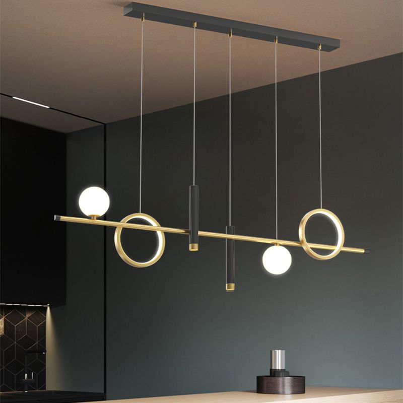 Modern Style Island Light LED Simple Chandelier Light Fixture for Dining Room