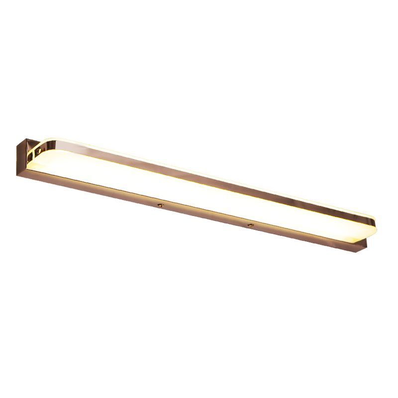 Luce vanità moderna lineare METALE MITOLA LED LED LED LIMORE PER BAGNI IN SIGILTÀ