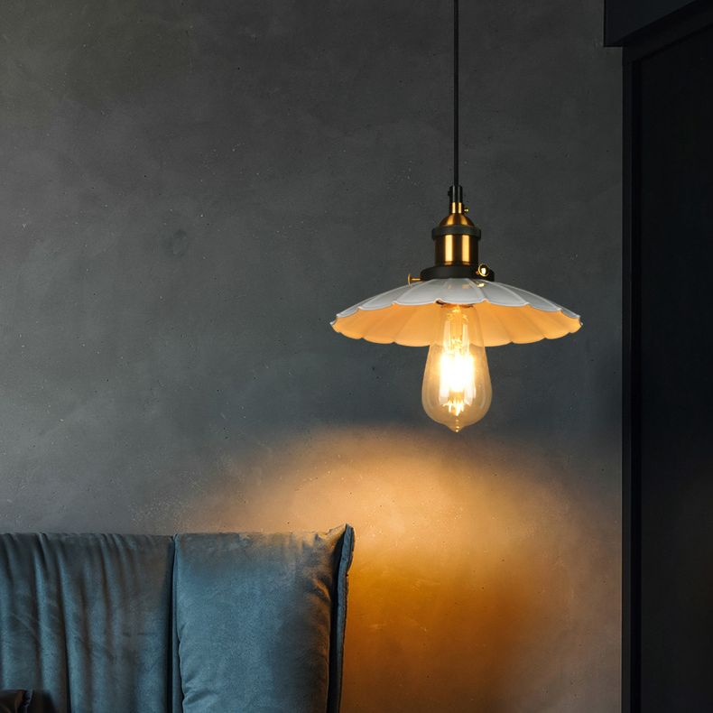 Geschulpte hangende hanglamp industriële stijl metalen hanger verlichtingsarmaturen voor restaurant