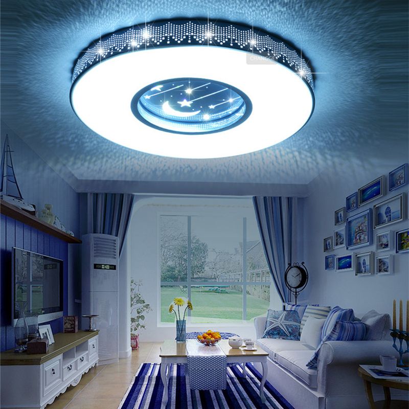 Ciel étoilé créatif encastré lumière moderne chambre plafonnier pour chambre d'enfants