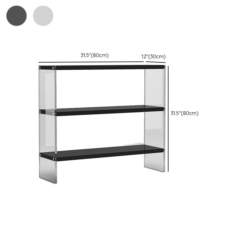 Rectangle Shape Contemporary Console Table Black/White Console Sofa Table