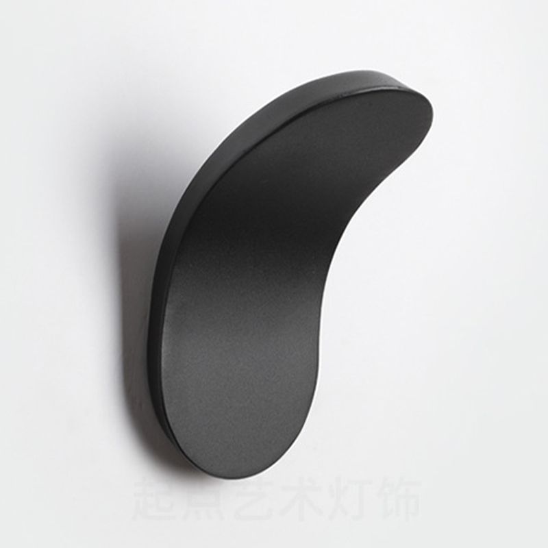 Modern LED Wall Sconce Geometric Shape Wall Light with Metal Shade for Living Room