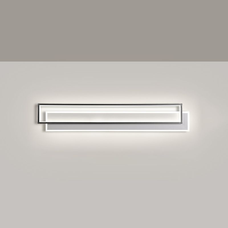 Stratizzazione dell'illuminazione di applique in metallo minimalista soggiorno a led lampada