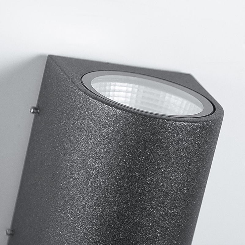 Cylinder 1 - Light Wall Lighting Fixture Aluminum Wall Sconce in Black