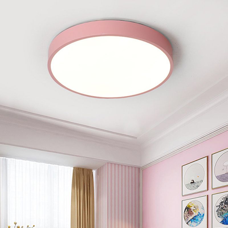 Circulaire acrylique Flush Mount Light Fixtures Modern Flush Mount Lamp