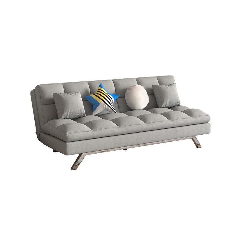 Modern Convertible Sofa Bed Hair Pin Legs Seating with Pillows