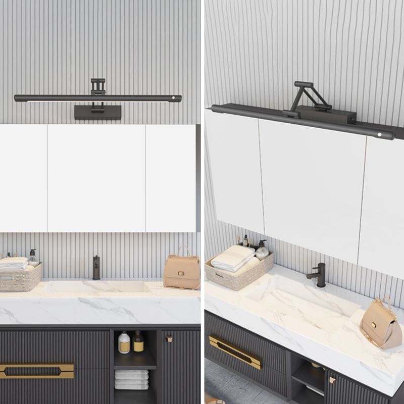 Minimalism Vanity Lighting Adjustable Wall Light Fixture with Metal for Bathroom