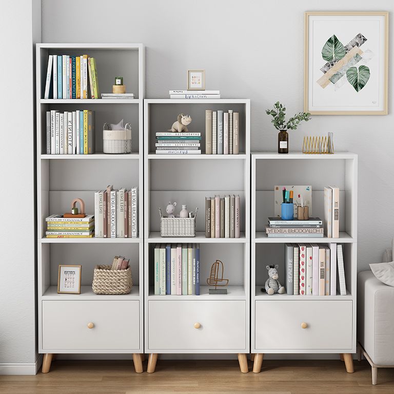 Open Wooden Bookcase Modern Minimalist Home Living Room Bedroom Bookshelf