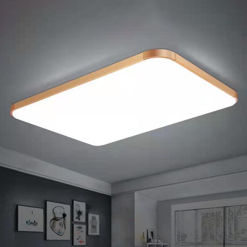 Luminaire encastré rectangulaire en aluminium, éclairage encastré LED minimaliste