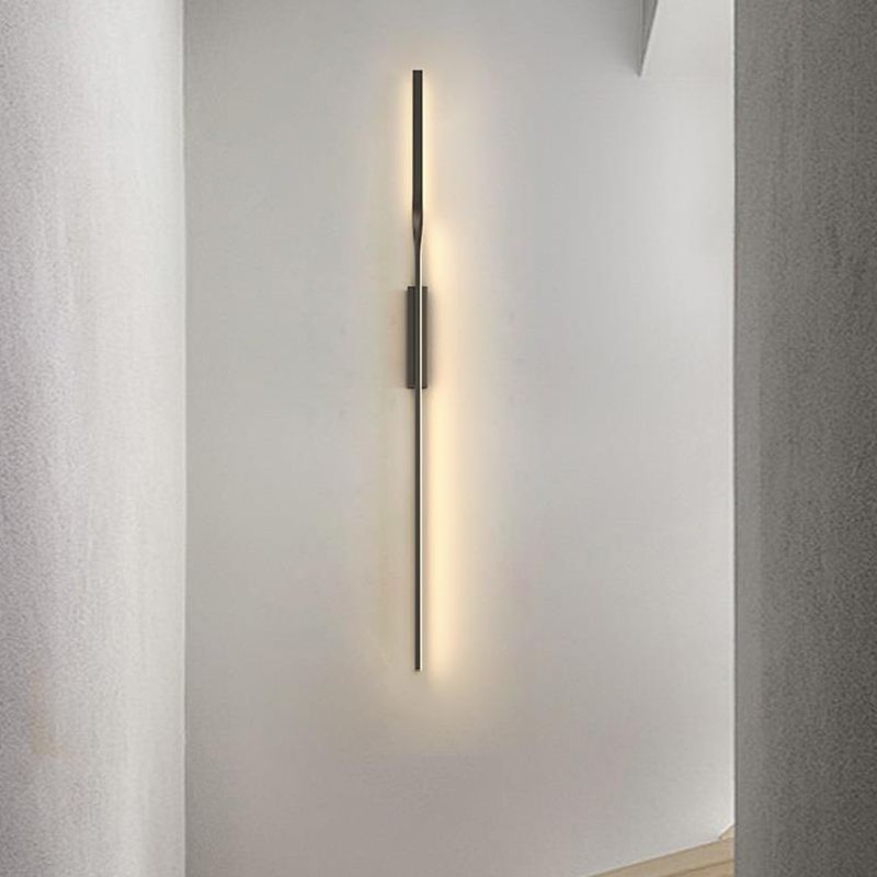 Modern Style Wall Mount Lamp LED with Silica Gel Shade for Living Room