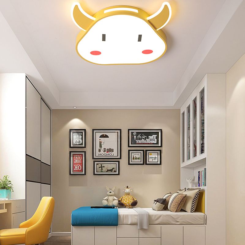 Taurus Moderno Minimalismo Plafoniera Camera da letto Soggiorno Lampada da incasso creativa