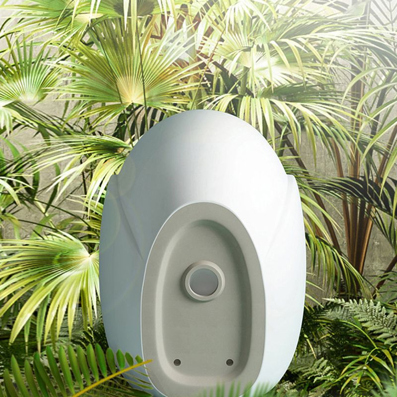 Contemporary Ceramic Toilet Bowl Floor Mount Urine Toilet with Seat for Washroom