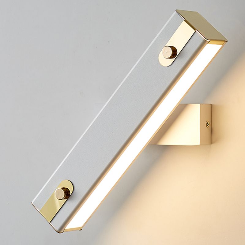 Swivel Aluminum Sconce Lighting Fixtures 1-Light Modern Style Wall Mount Lamp