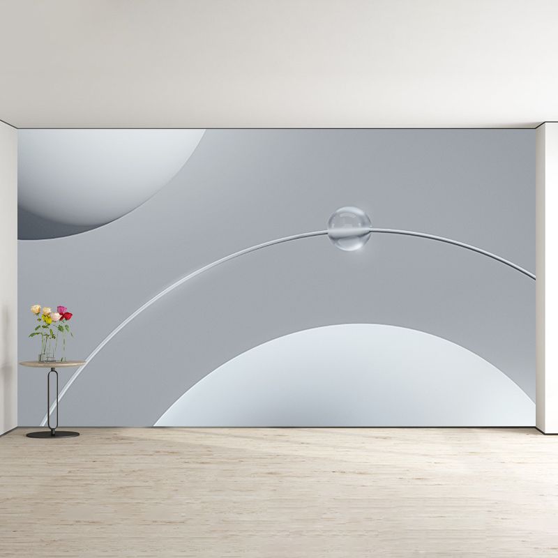 3D Pattern Stain Resistant Wall Mural Washable Wallpaper Sitting Room Wall Mural