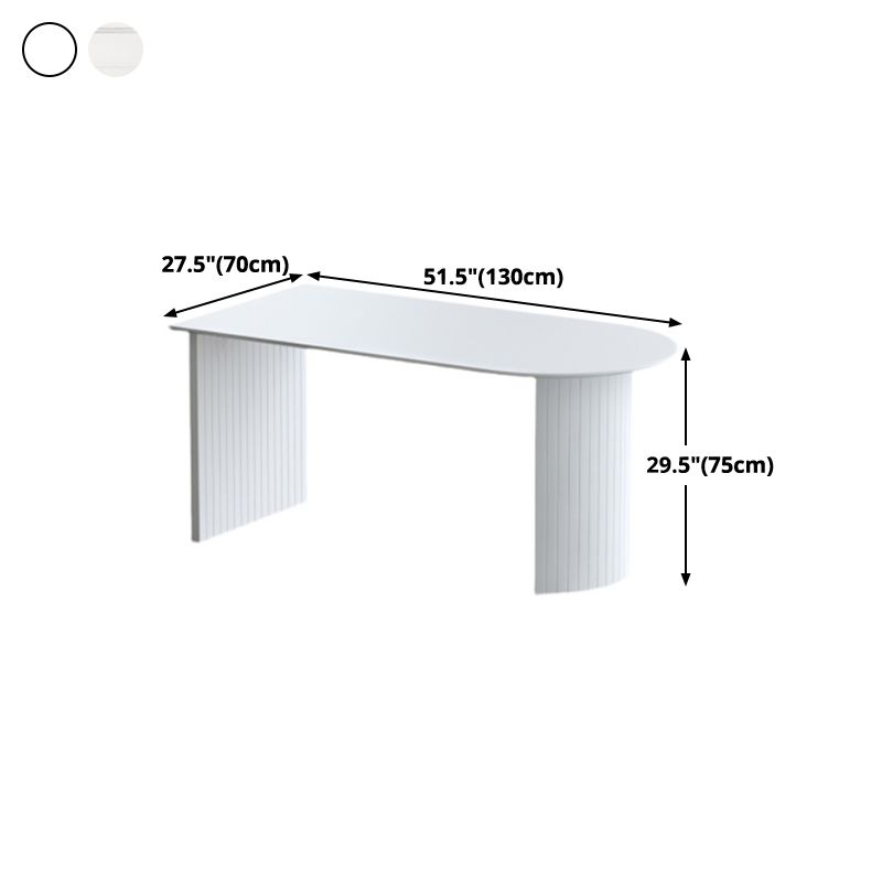 Contemporary Style Furniture Double Pedestal Dining Site Table for Dining Room