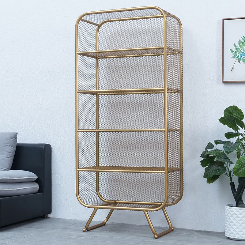 Modern Style Standard Bookcase Metal Bookshelf for Home Office