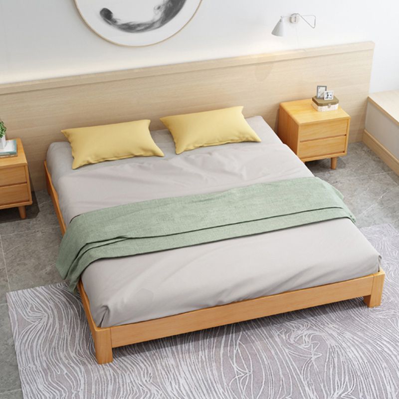 Modern Bed Frame Mattress Included Bed with Custom Four Legs