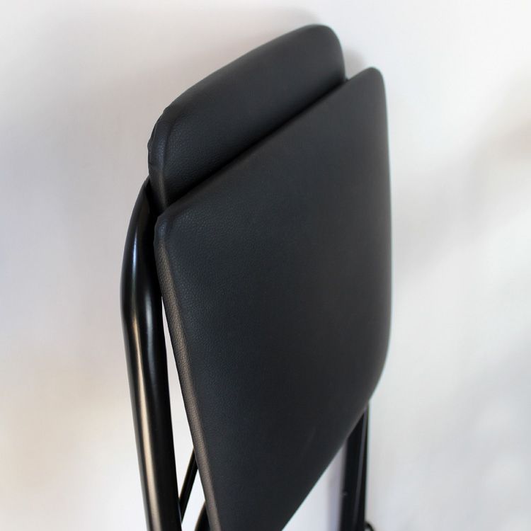 Taburete de bar plegable con respaldo moderno, taburete de bar de hierro para balcón con reposapiés