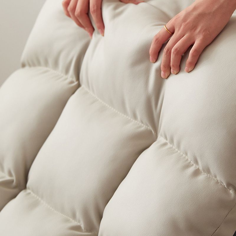 Contemporary Rocking Chair Wing Back Rocker Chair with Removable Cushions