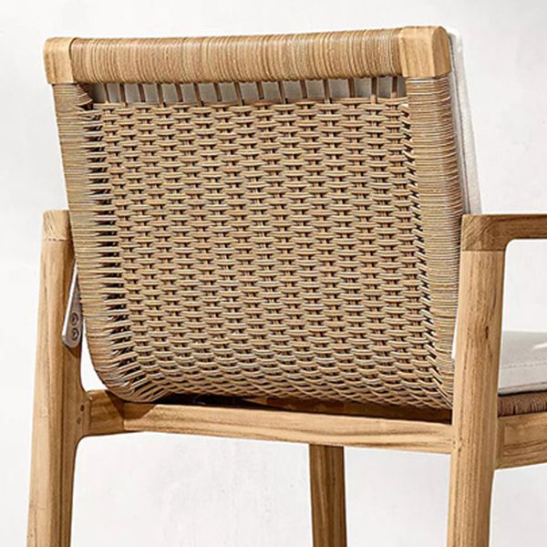 Bohemian Style Solid Wood Dining Table Set 1/5 Pieces Dining Table Set for Outdoor