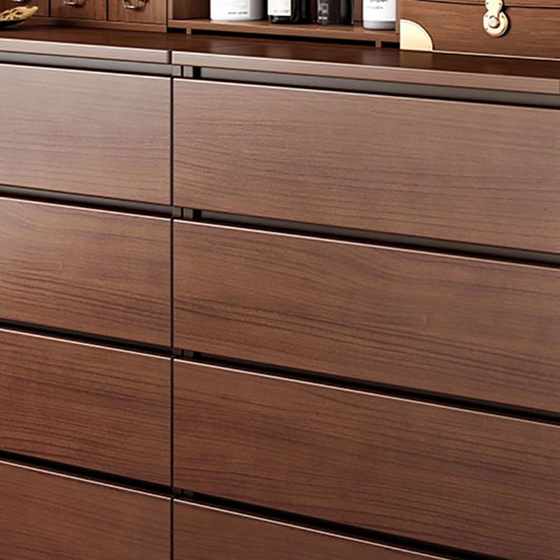 Modern Dresser Solid Wood Storage Chest with 3/4/5/6 Drawers