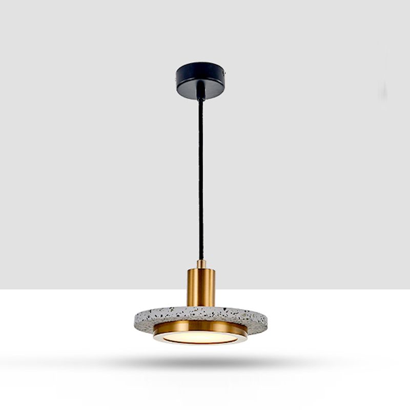 Terrazzo Hanging Light Nordic Pendent Lighting Fixture for Sitting Room