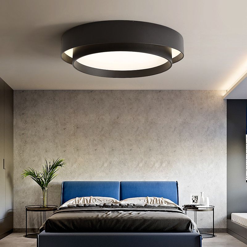 Ultra-thin LED Lamp Flush Mount Ceiling Light with Iron Art for Corridor